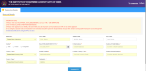 CA Registration