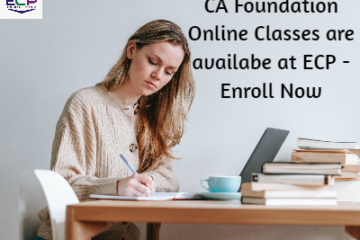 CA Foundation Online Classes at ECP - Enroll Now