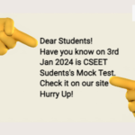 Prepare for Success: CSEET Mock Test on January 3rd, 2024