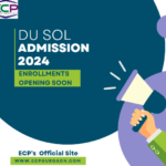 DU SOL Admission 2024 Enrollments Opening Soon