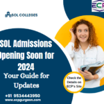 SOL Admissions Opening Soon for 2024: Your Guide for Updates