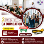 New Second Batch Starting for CA Foundation Dec 2024 Enroll